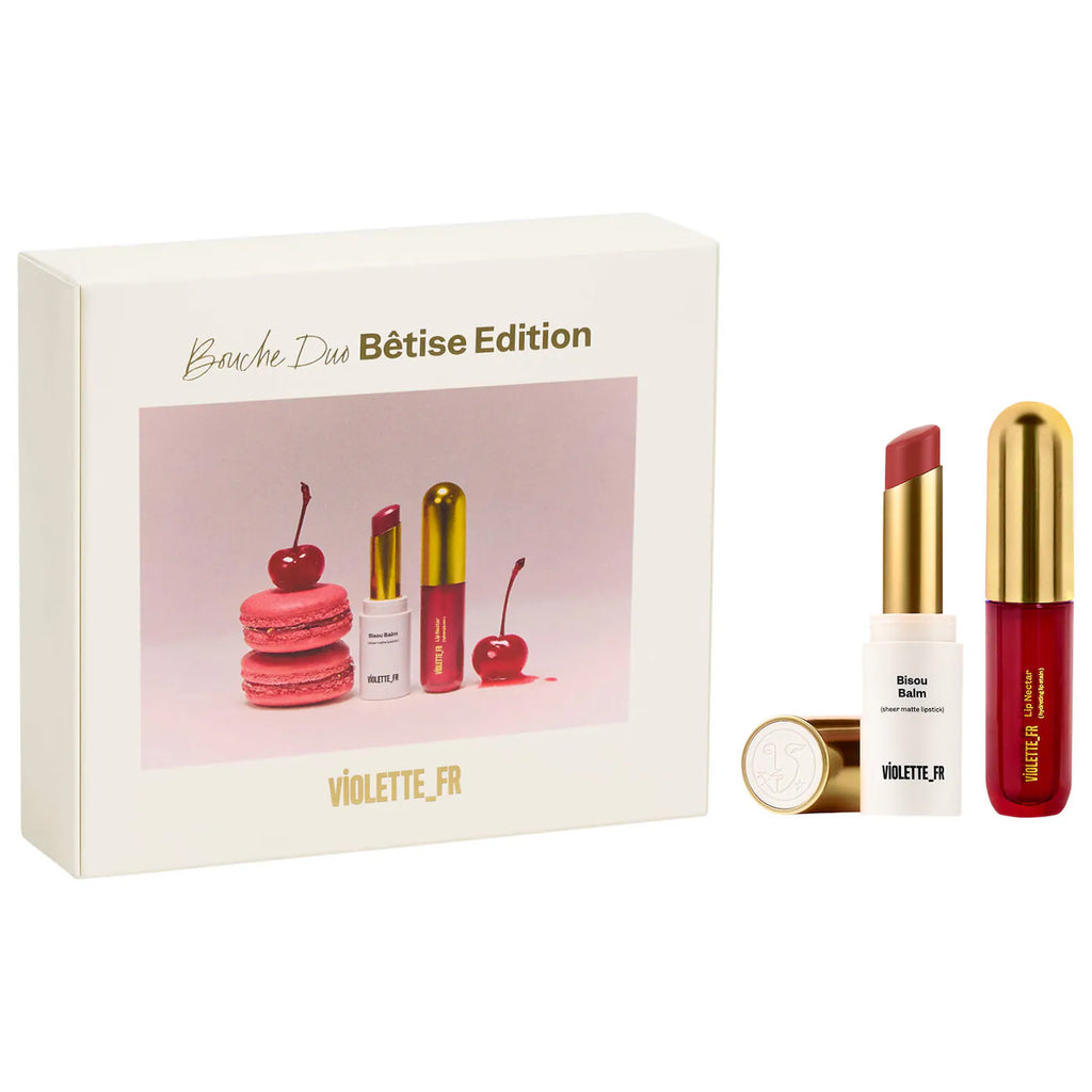 BOUCHE DUO Bêtise Edition - Bisou Balm & Lip Nectar Gift Set