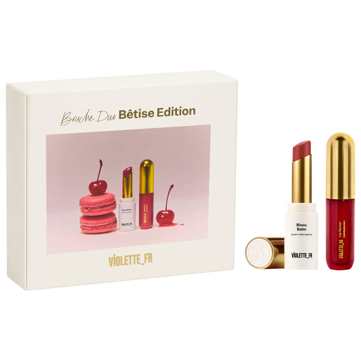 BOUCHE DUO Bêtise Edition - Bisou Balm & Lip Nectar Gift Set