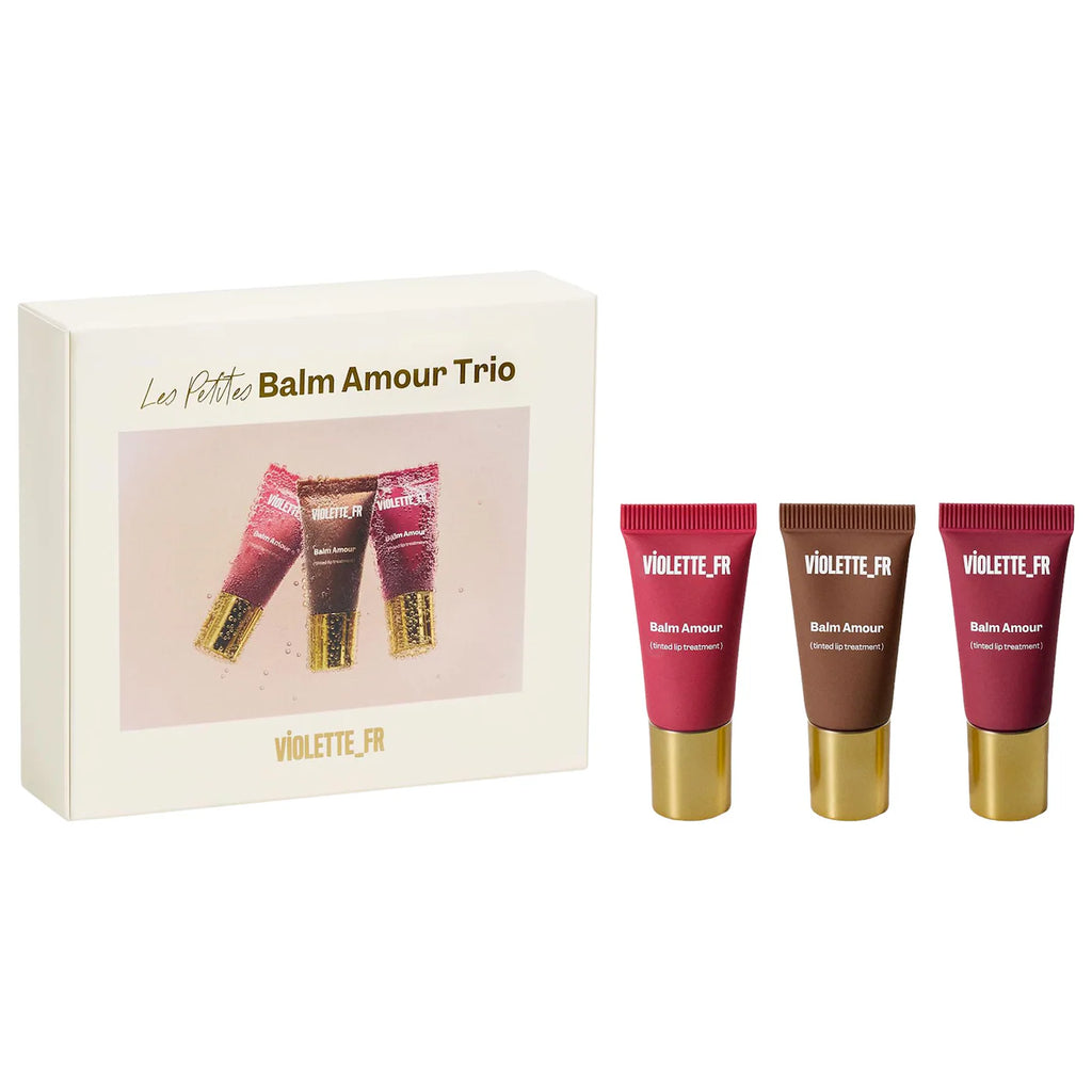 LES PETITES Mini Balm Amour Nourishing Lip Treatment Trio Gift Set