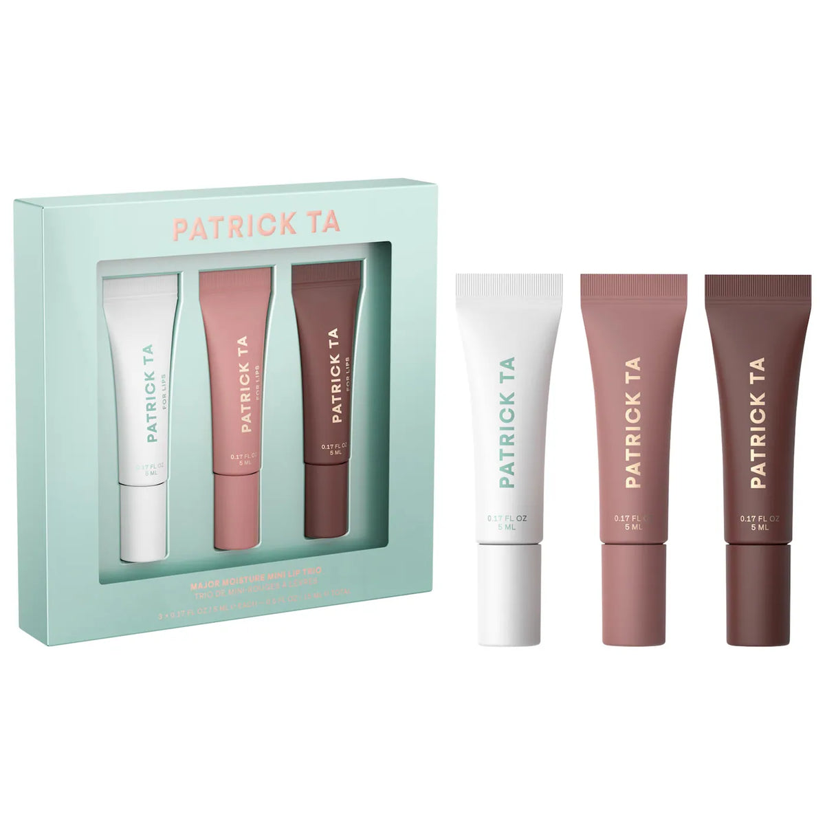 Mini Major Moisture Smoothing and Hydrating Tinted Lip Balm Trio Makeup Gift Set