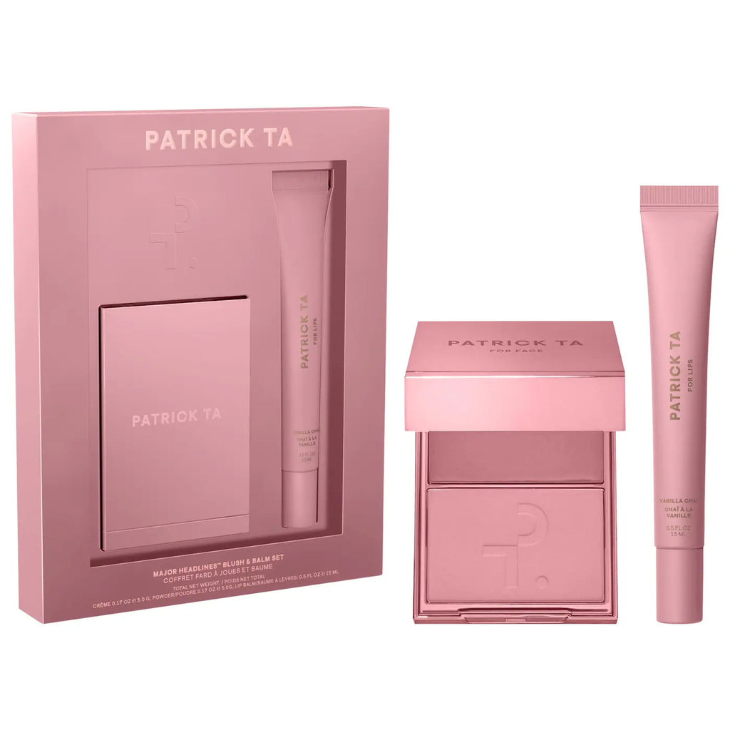 Major Headlines Double-Take Crème & Powder Blush Duo & Lip Balm Makeup Gift Set