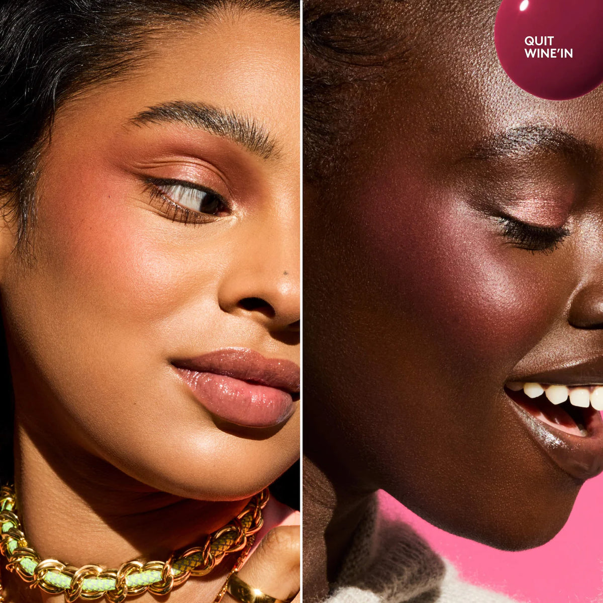 Blushin' In Diamonds Liquid Blush + Highlighter Duo Makeup Gift Set