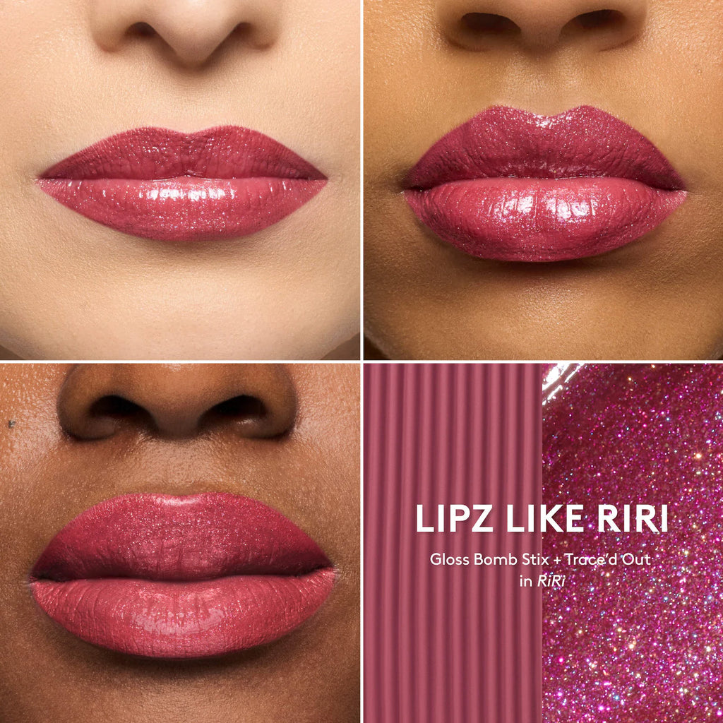 Lipz Like Riri 2-Piece Lip + Sharpener Makeup Gift Set