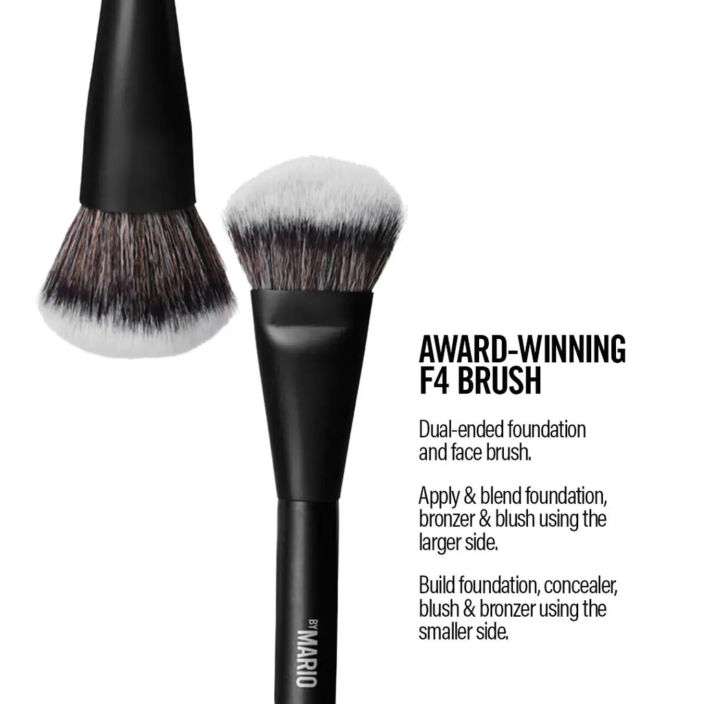 Mario's Face and Eye Trio Cosmetic Brush Set