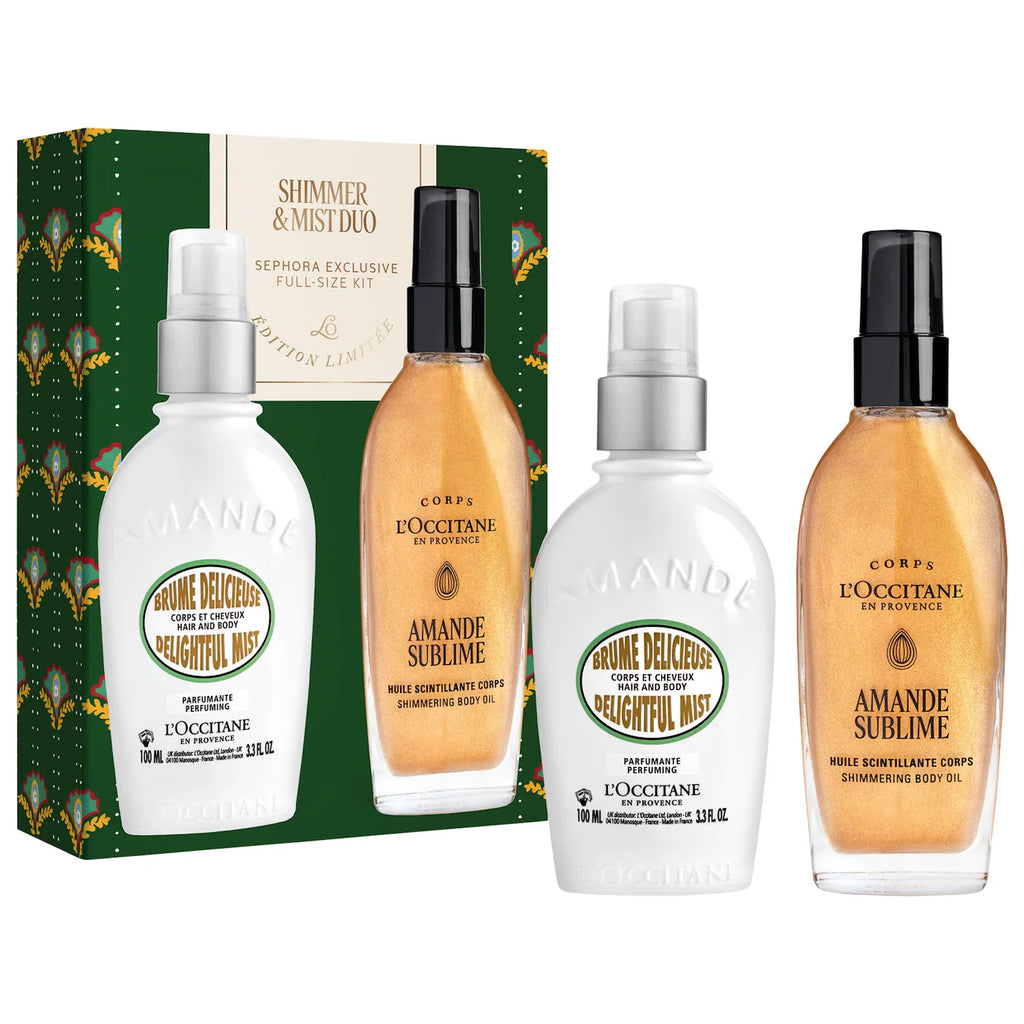 Almond Shimmer & Mist Body Gift Set Duo