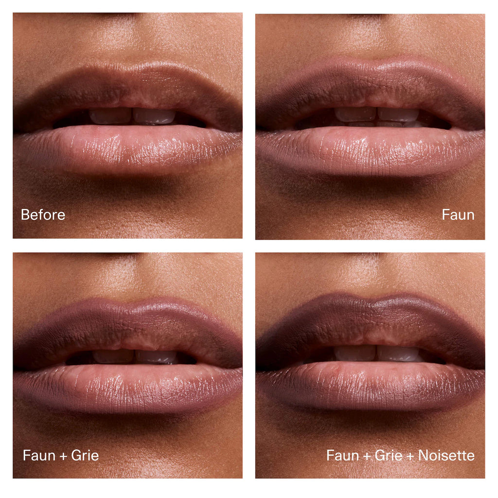 Mini Essential Lip Liner Contour Trio Makeup Gift Set