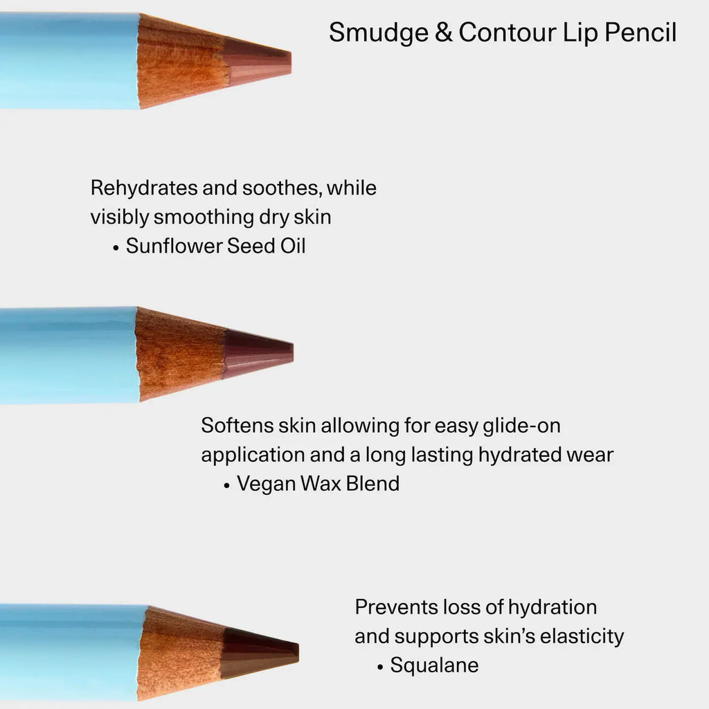 Mini Essential Lip Liner Contour Trio Makeup Gift Set