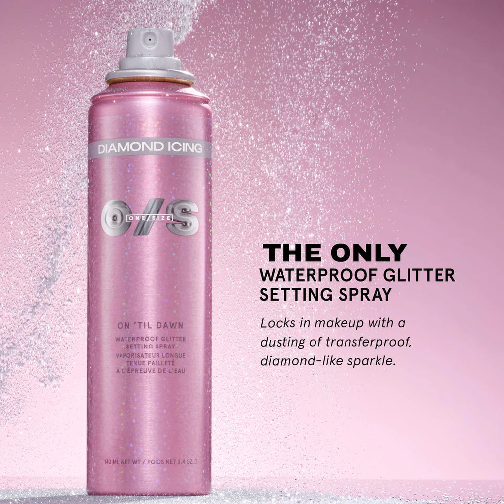 On 'Til Dawn Diamond Icing Glitter Waterproof Setting Spray