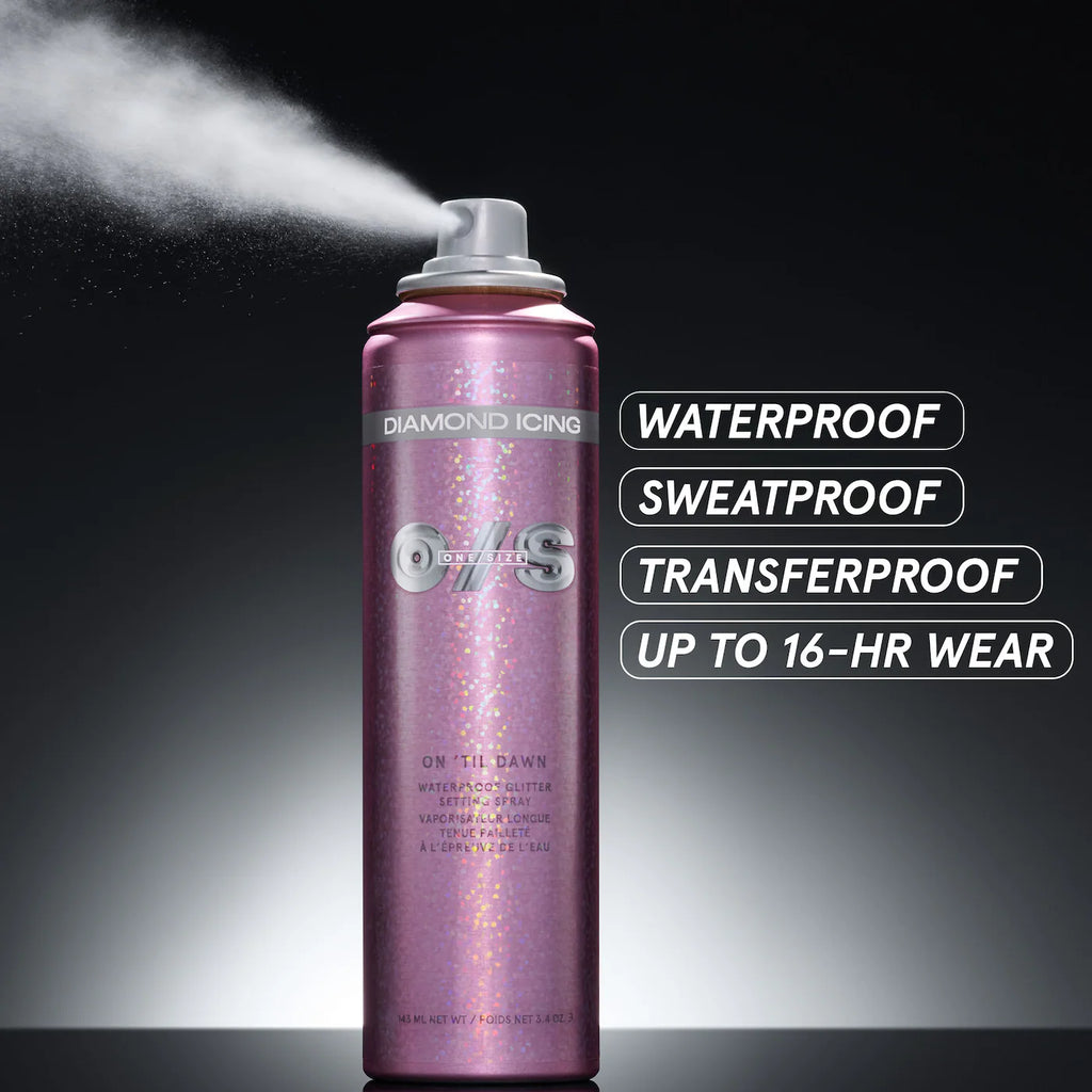 On 'Til Dawn Diamond Icing Glitter Waterproof Setting Spray