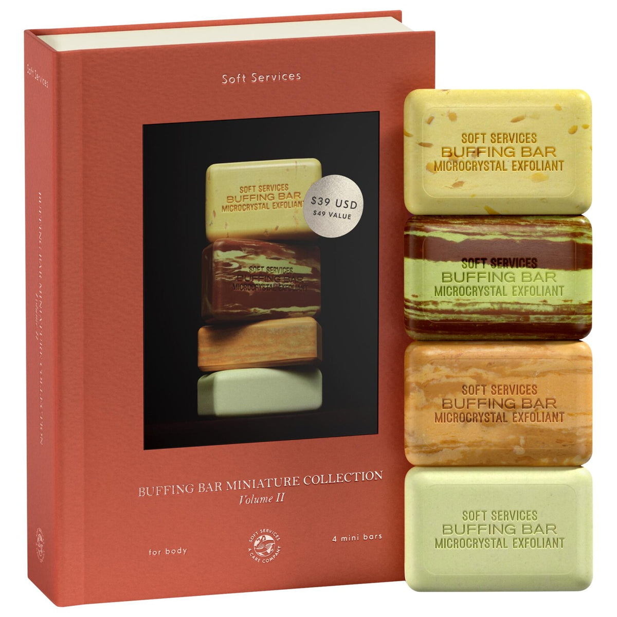 Buffing Bar Miniature Collection: Volume II (4 mini bars), Body Gift Set