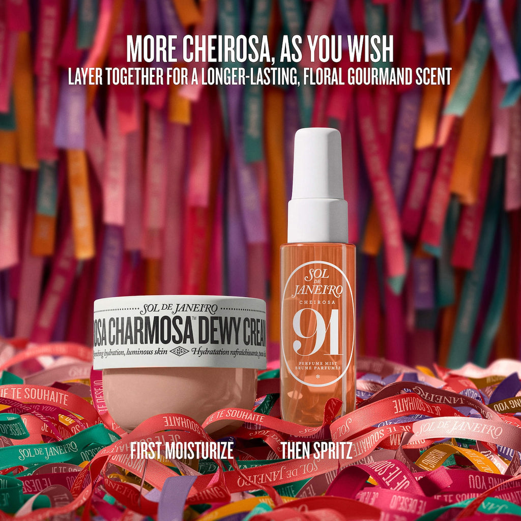 Rosa & Shine Dewy Body Cream & Floral Gourmand Fragrance Duo