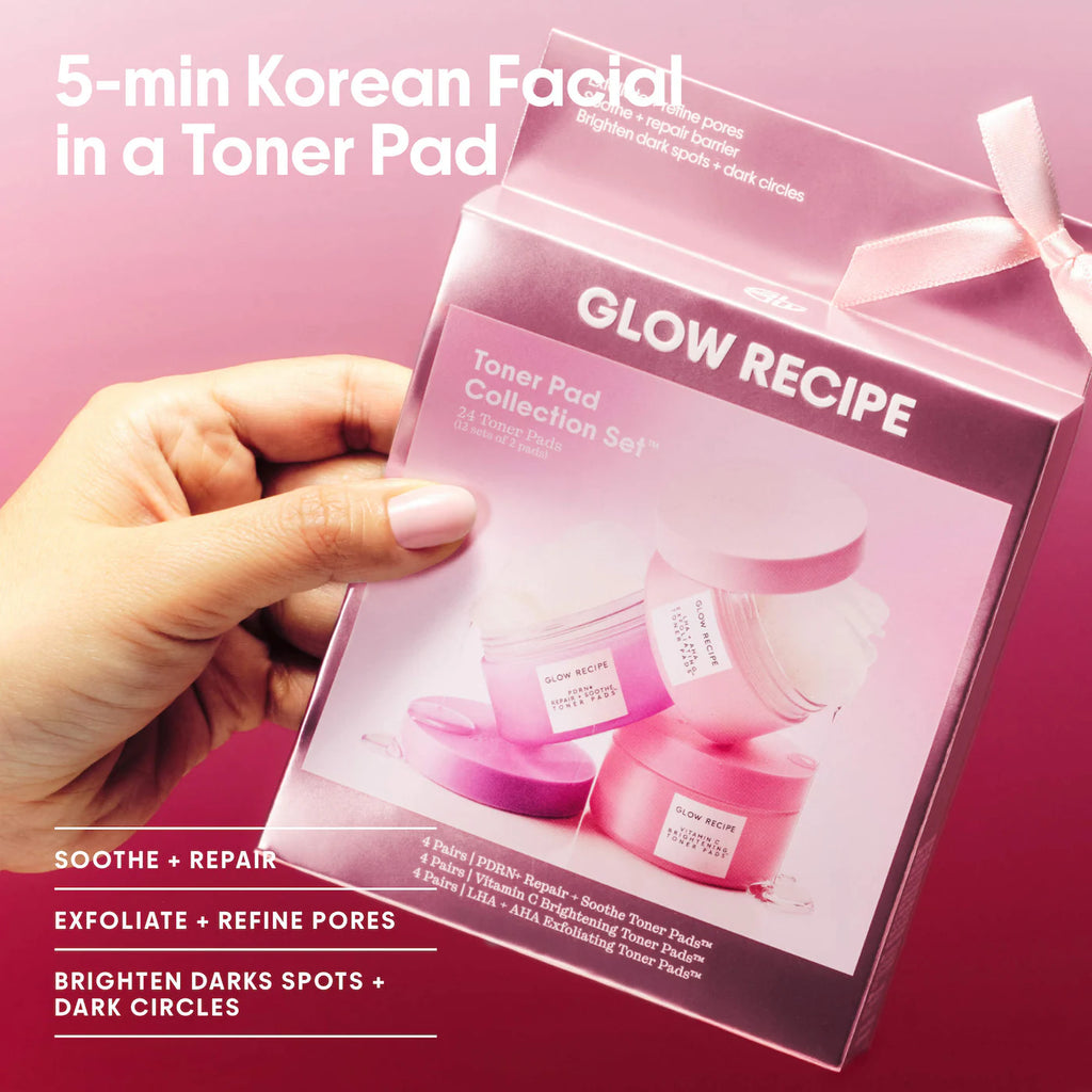 Korean Toner Pad Skin Care Kit for Pores, Dark Spots, and Skin Barrier Repair
