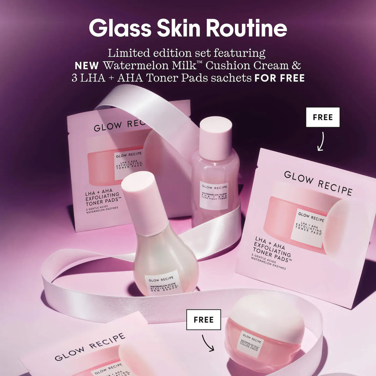 Watermelon Glow Essentials Gift Set for Brightening & Hydration