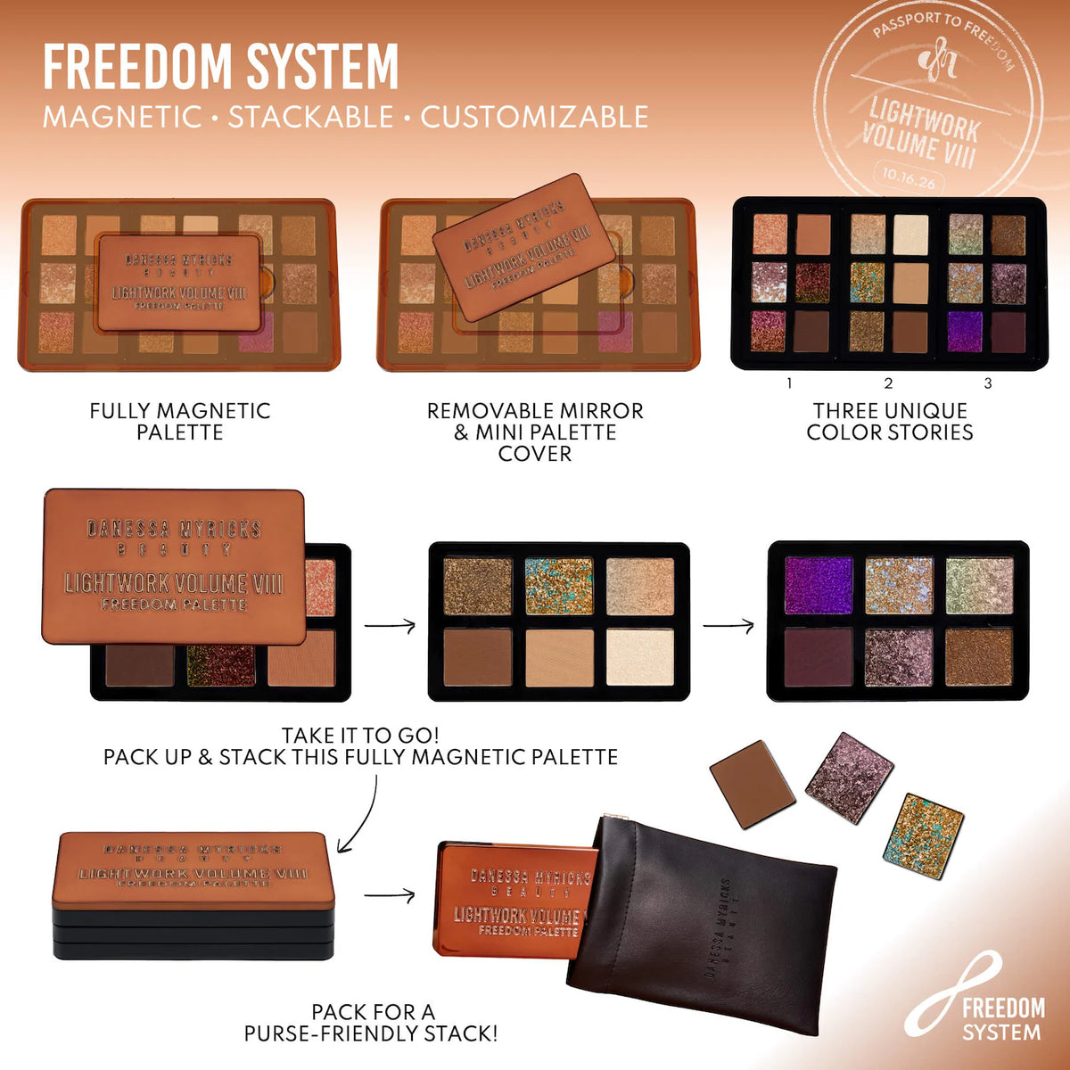 LIGHTWORK VIII Freedom Makeup Palette
