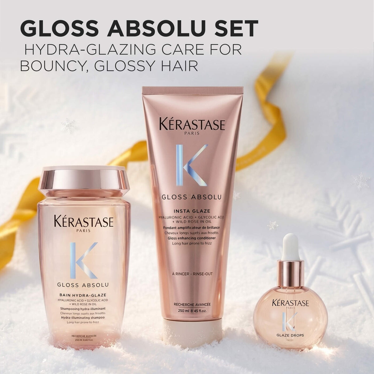 Gloss Absolu Trio Gift Set for Glossy Hair
