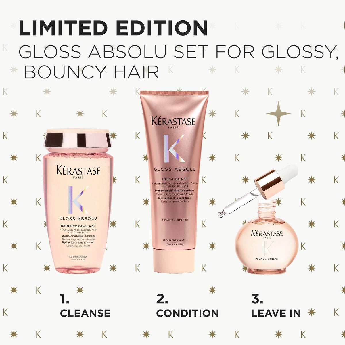 Gloss Absolu Trio Gift Set for Glossy Hair