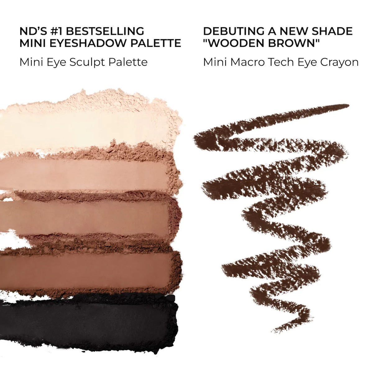 Mini Eye Sculpt Eyeshadow Palette & Eye Crayon Pencil Duo Makeup Gift Set