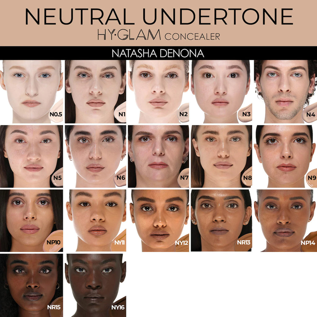 Mini Hy-Glam Brightening & Hydrating Medium to Full Coverage Crease Proof Serum Concealer