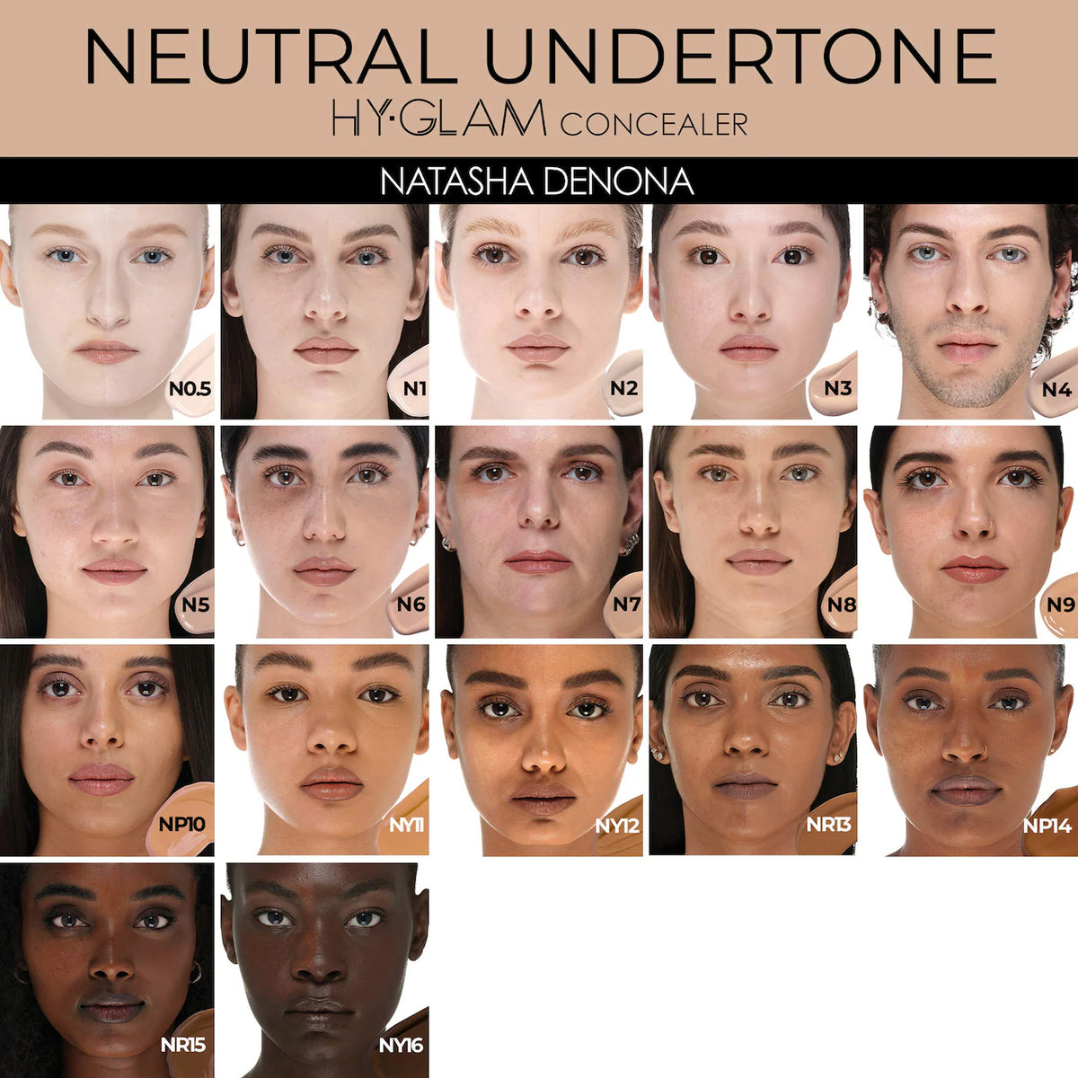 Mini Hy-Glam Brightening & Hydrating Medium to Full Coverage Crease Proof Serum Concealer