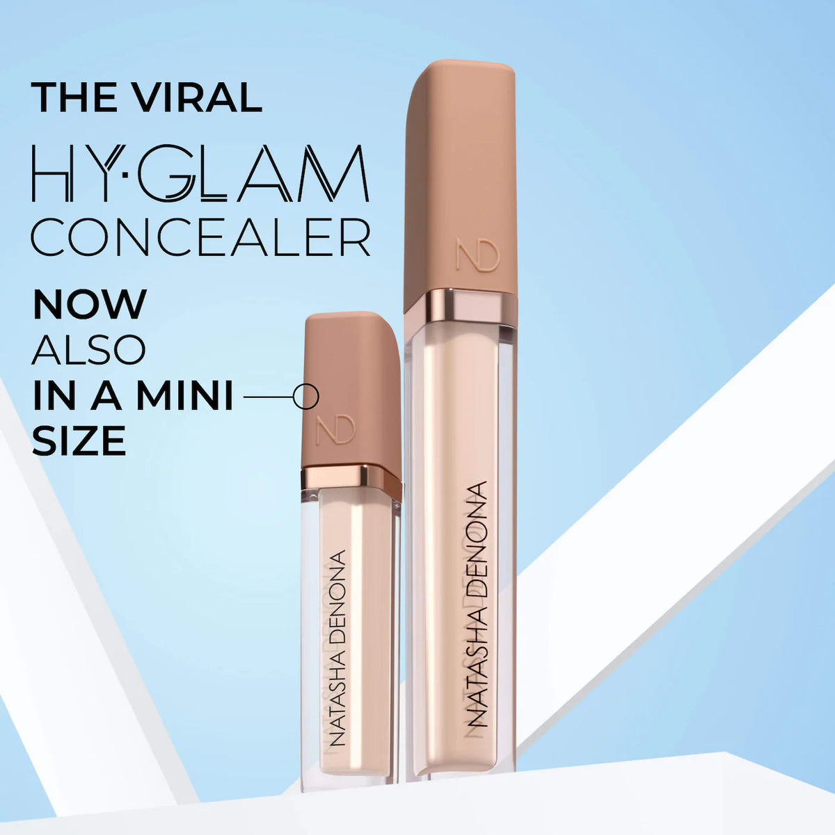 Mini Hy-Glam Brightening & Hydrating Medium to Full Coverage Crease Proof Serum Concealer