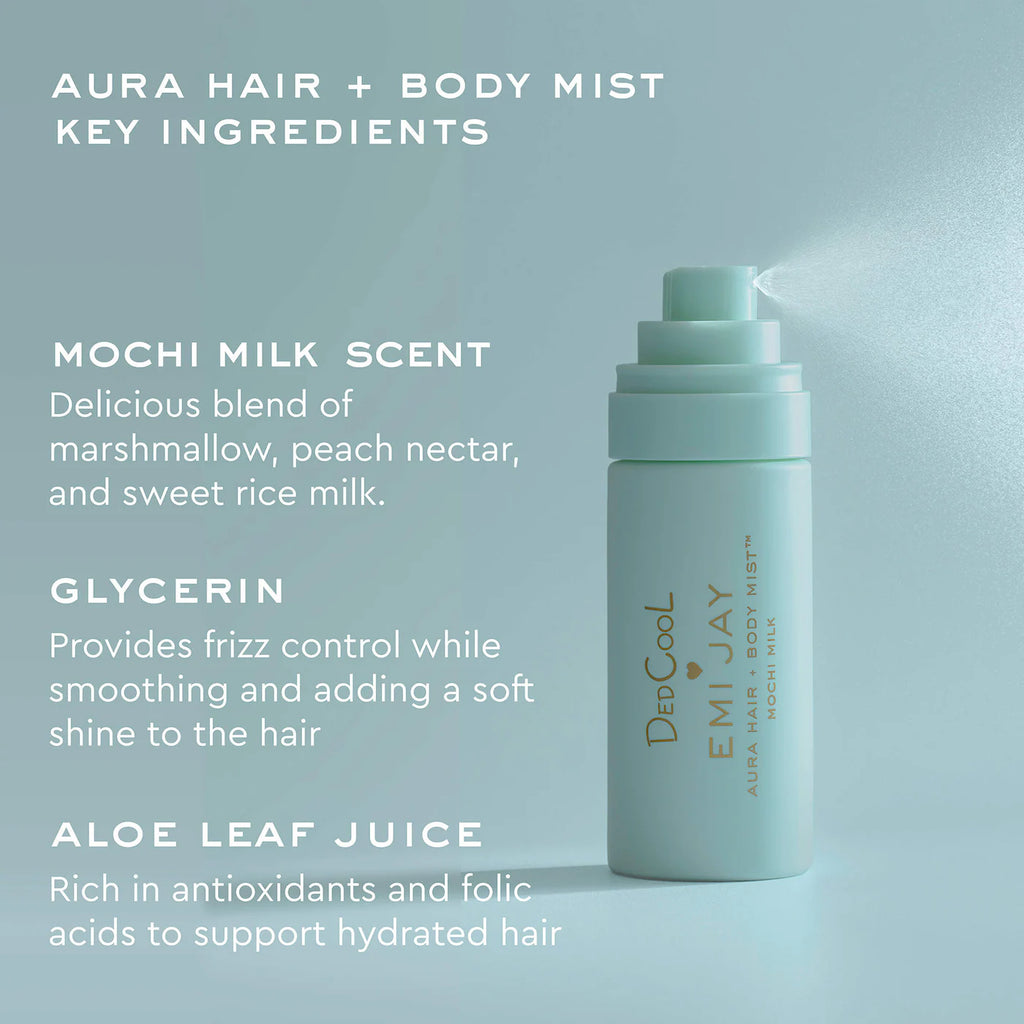 Dedcool x Emi Jay Aura Hair & Body Mist in Mochi Milk