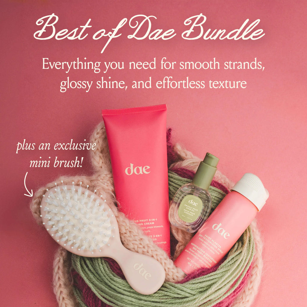 Cactus Fruit 3-in-1 Styling Cream, Mini Fairy Blaster + Prickly Pear Oil Set