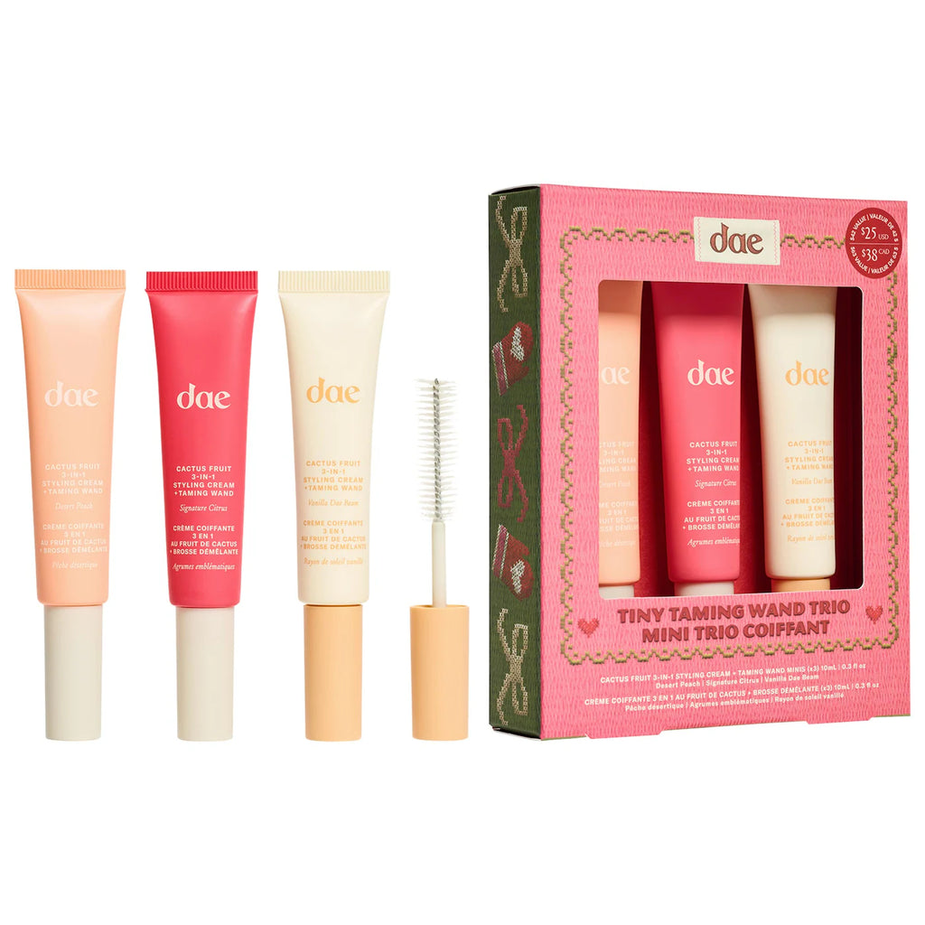 Cactus Fruit 3-in-1 Styling Cream Taming Wand Trio Set