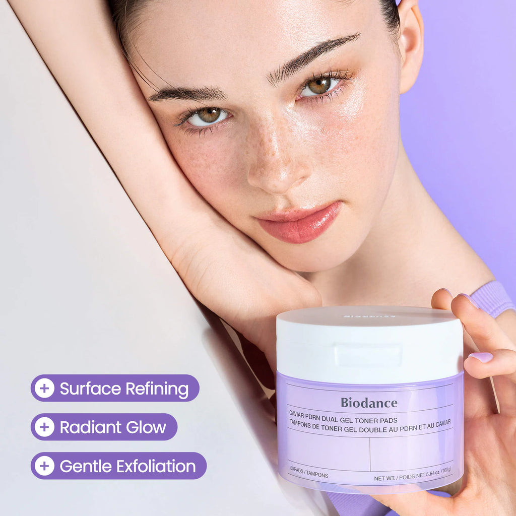 Caviar PDRN Dual Gel Toner Pads