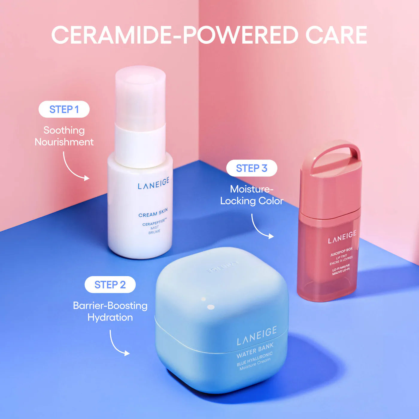 Tint & Glow Mini Korean Skincare + JuicePop Box Lip Tint Gift Set