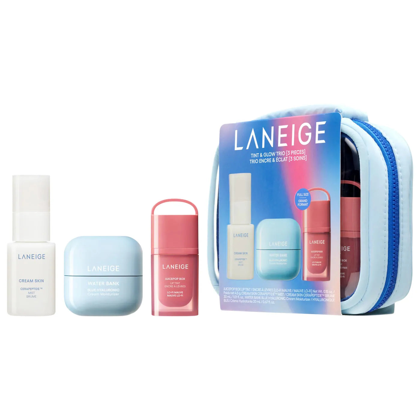 Tint & Glow Mini Korean Skincare + JuicePop Box Lip Tint Gift Set