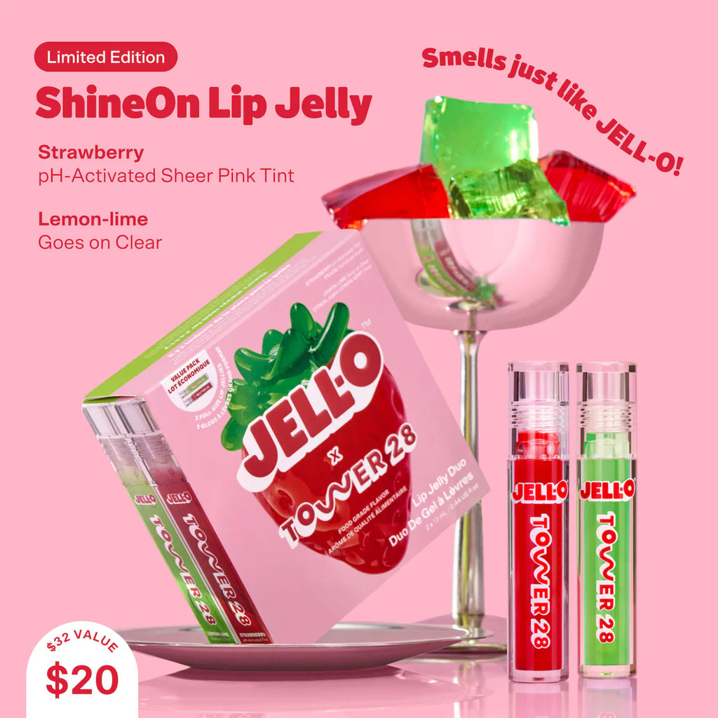 JELL-O™ X TOWER 28 Lip Jelly Lip Gloss Gift Set