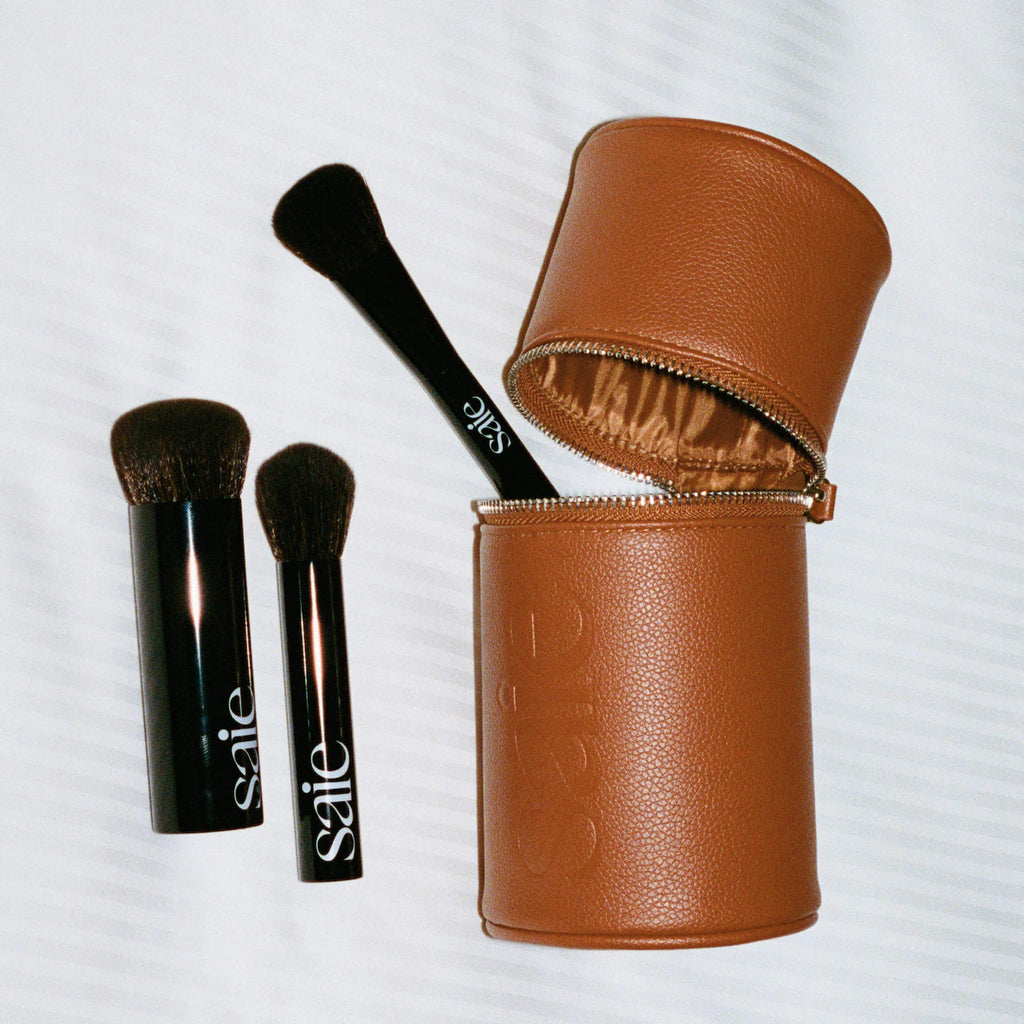 Brush Essentials Makeup Brush Gift Set with Travel Case