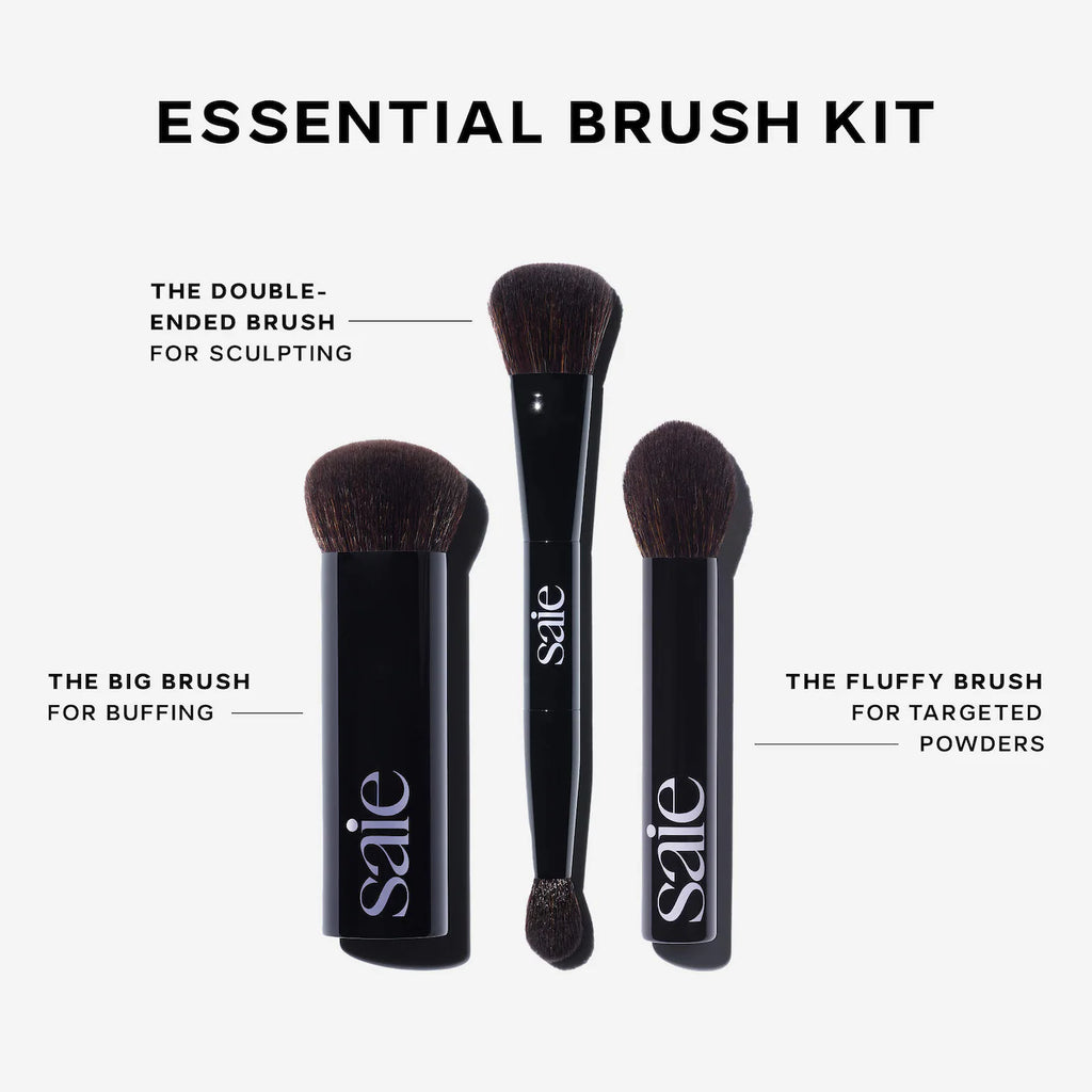 Brush Essentials Makeup Brush Gift Set with Travel Case