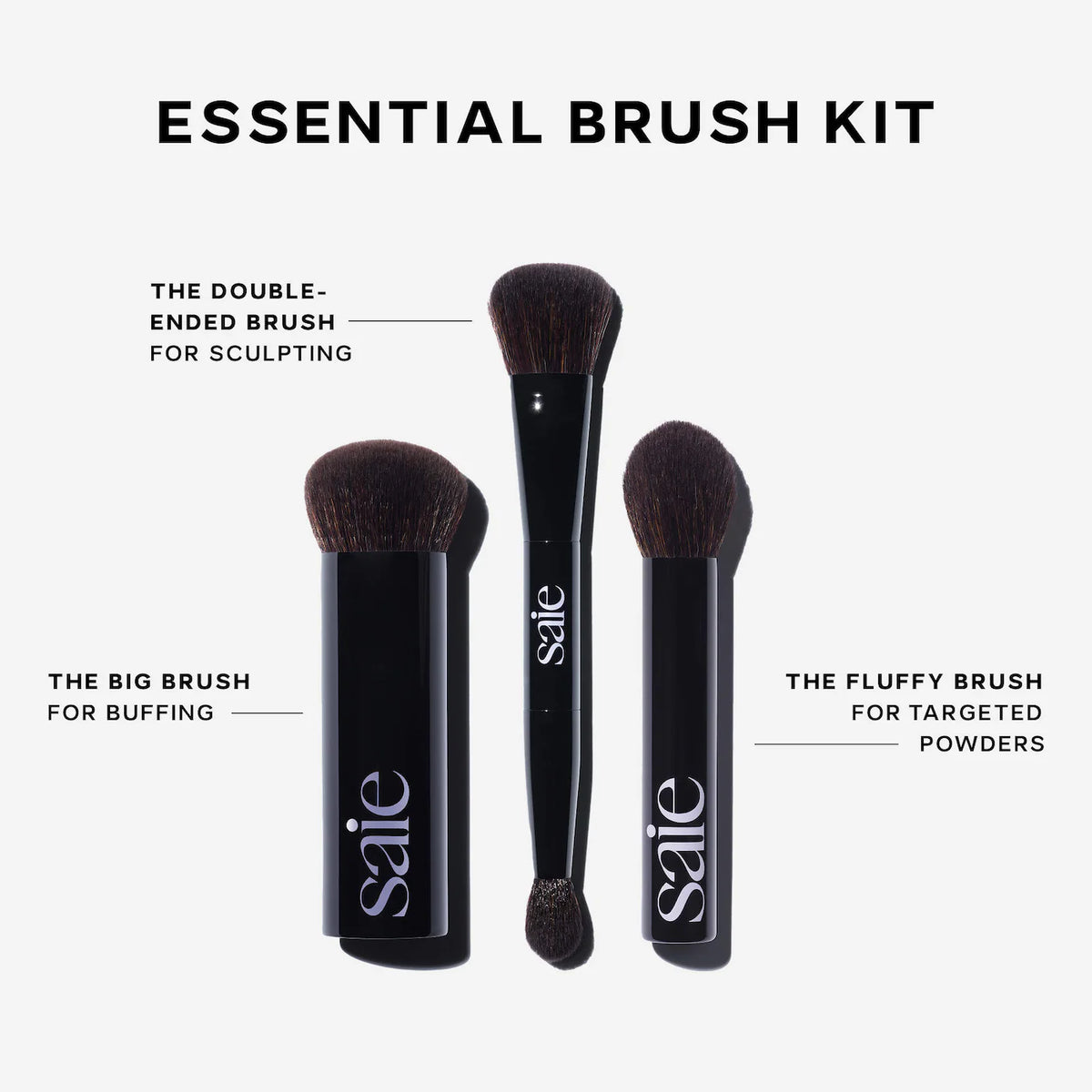 Brush Essentials Makeup Brush Gift Set with Travel Case