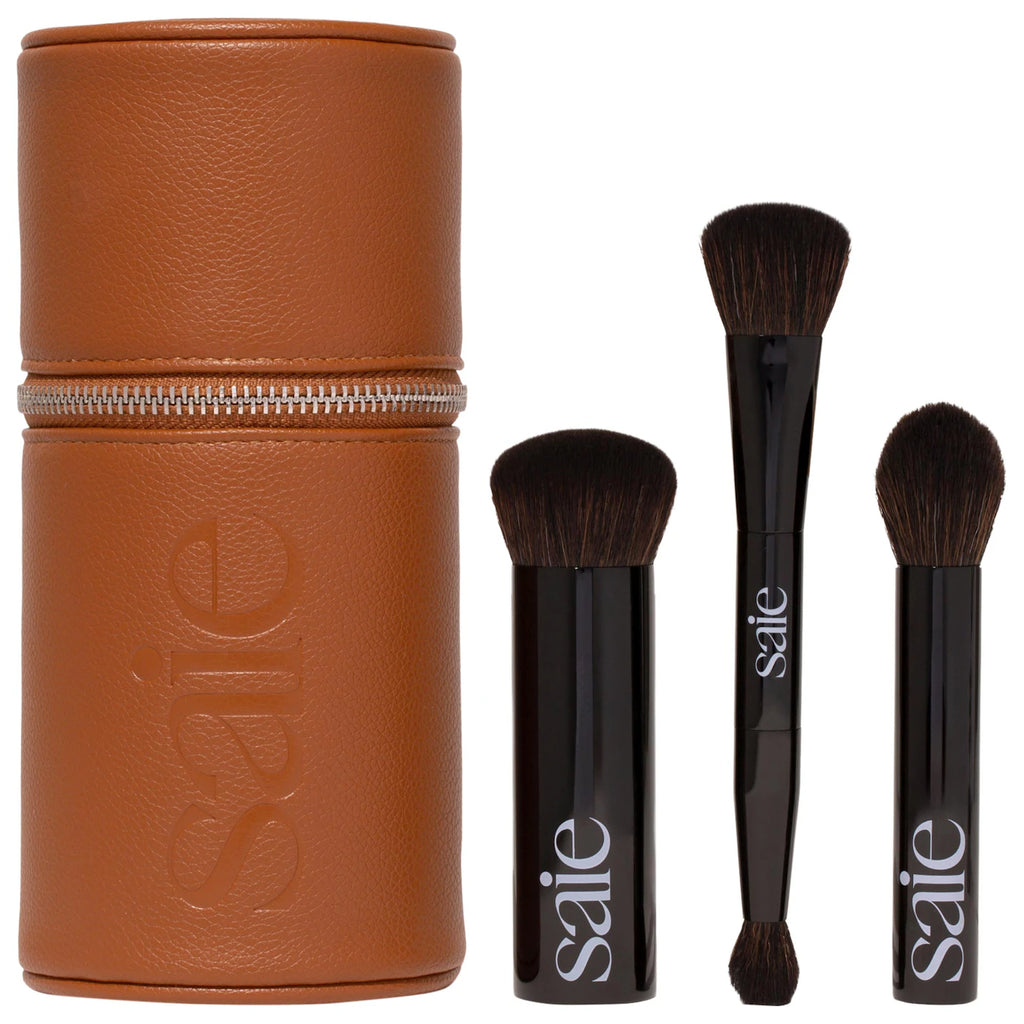 Brush Essentials Makeup Brush Gift Set with Travel Case