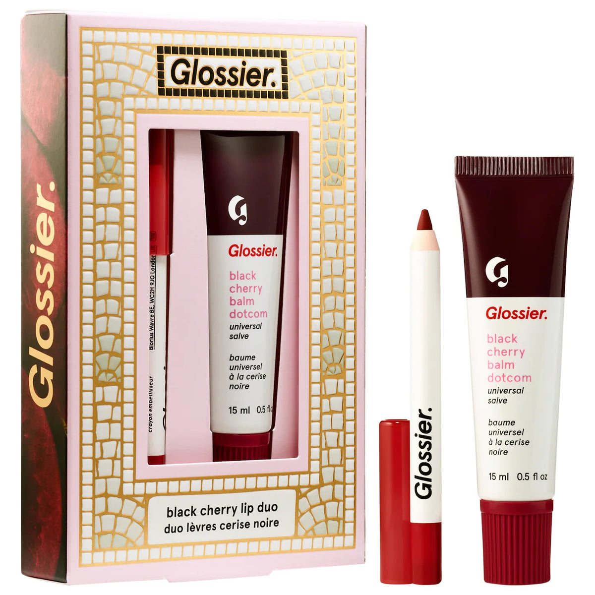 Black Cherry Balm Dotcom & Mini Lip Line Lip Liner Pencil Makeup Gift Set