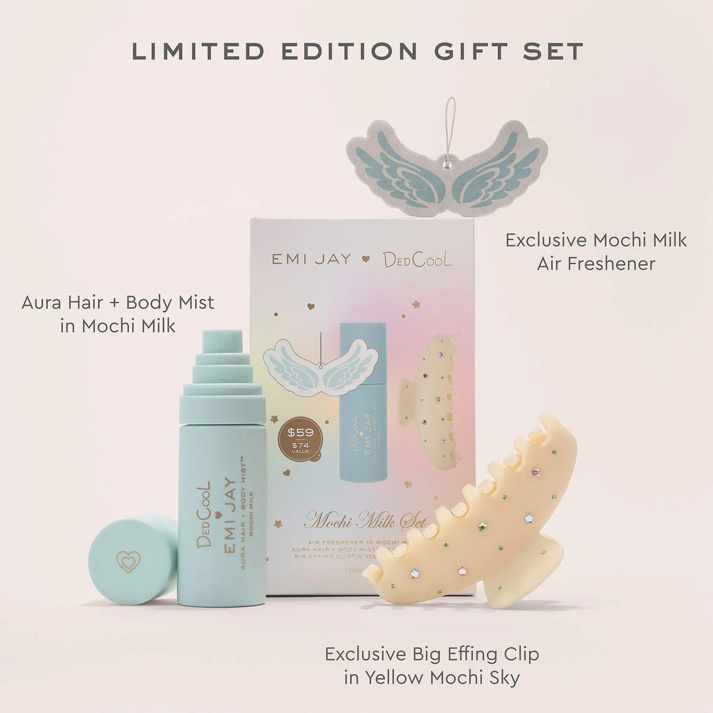 Emi Jay x Dedcool Mochi Milk Aura Hair + Body Mist Gift Set