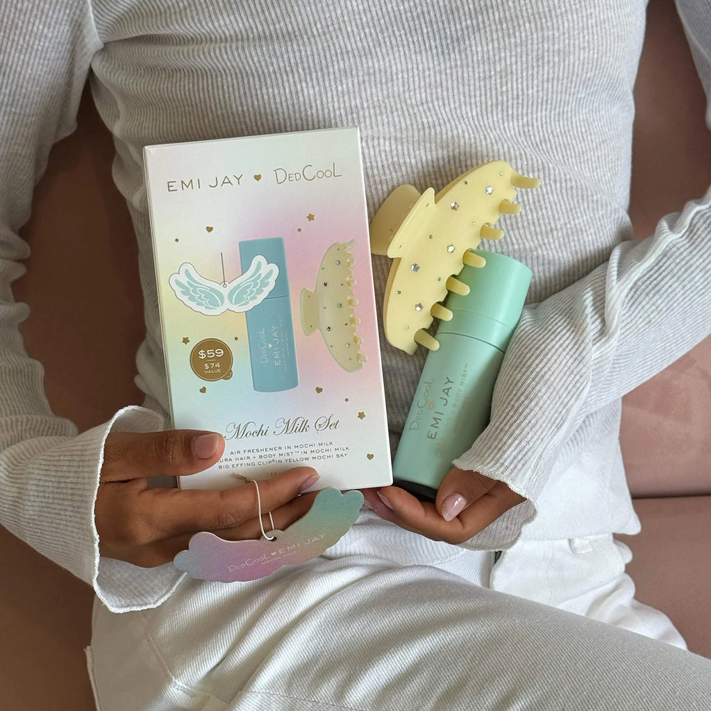 Emi Jay x Dedcool Mochi Milk Aura Hair + Body Mist Gift Set