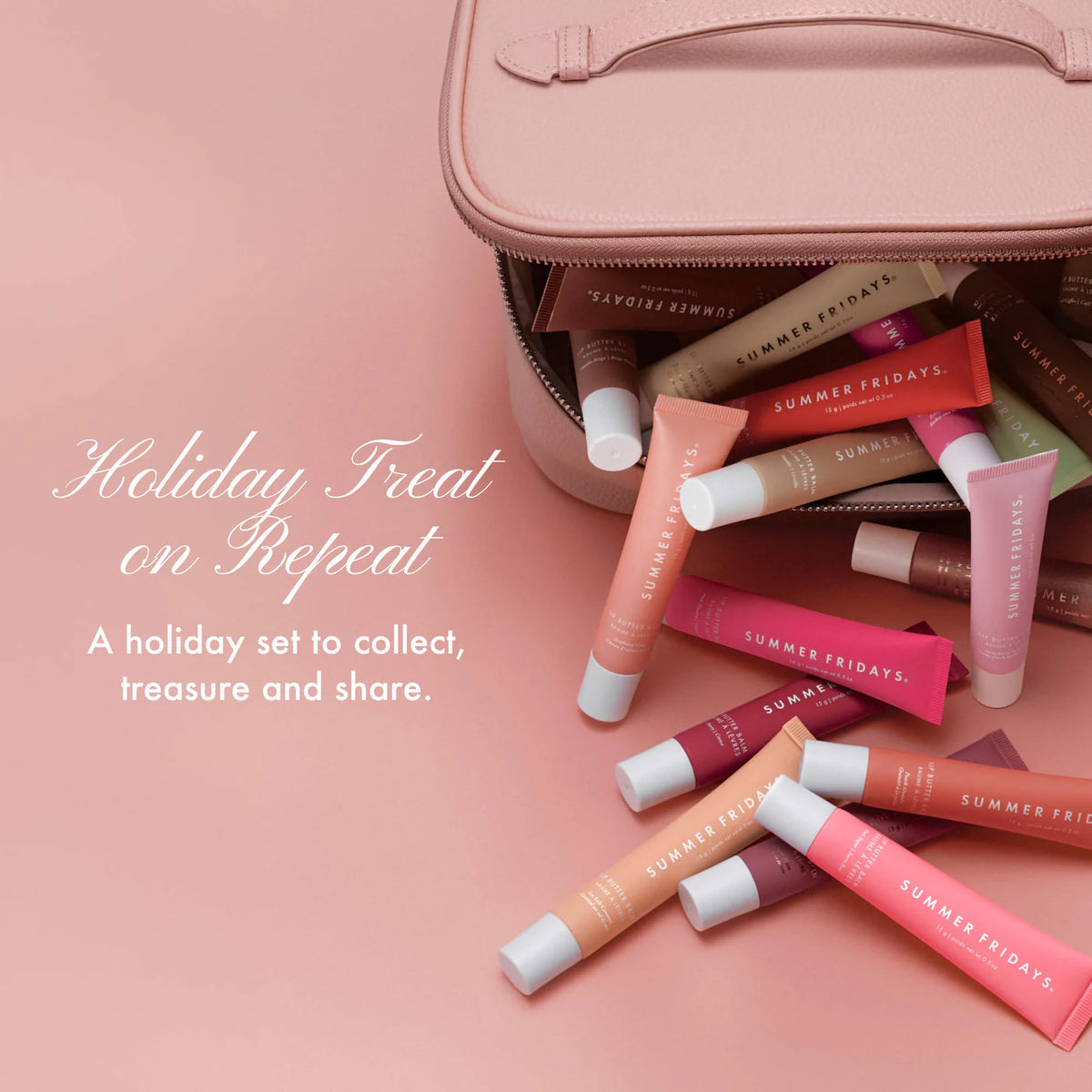 The Lip Butter Balm Vault Gift Set with 18 Hydrating Flavors