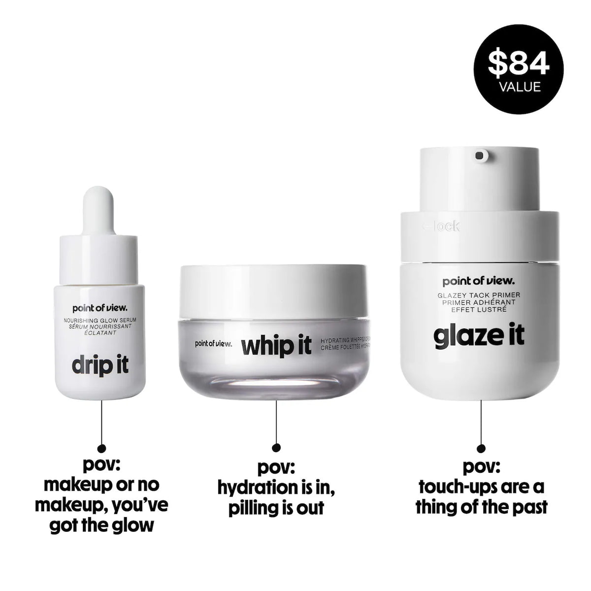 glaze + glow k(it) makeup and skincare gift set