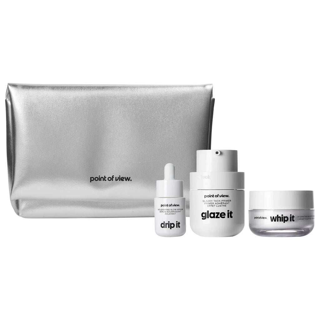 glaze + glow k(it) makeup and skincare gift set