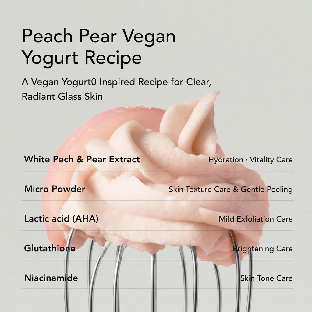 Peach Pear Yogurt Face Mask Cleanser