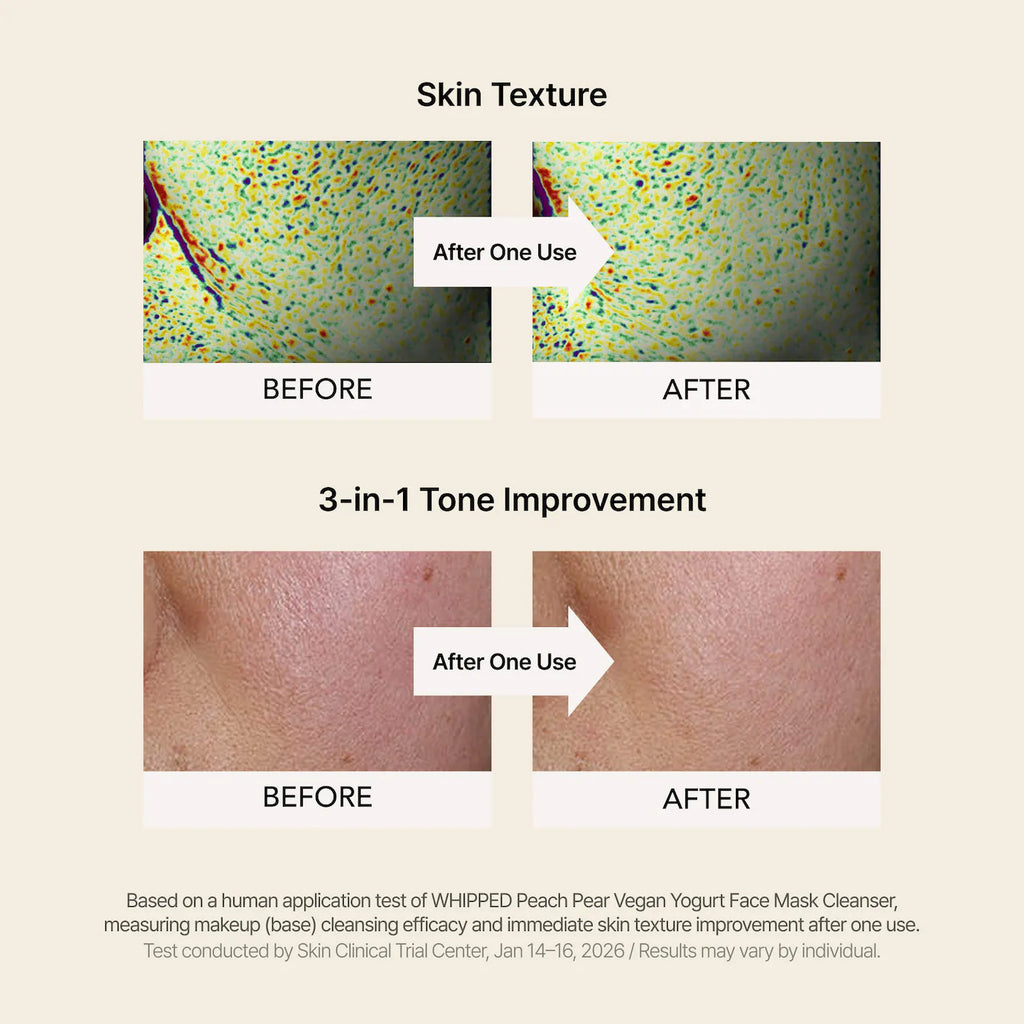 Peach Pear Yogurt Face Mask Cleanser