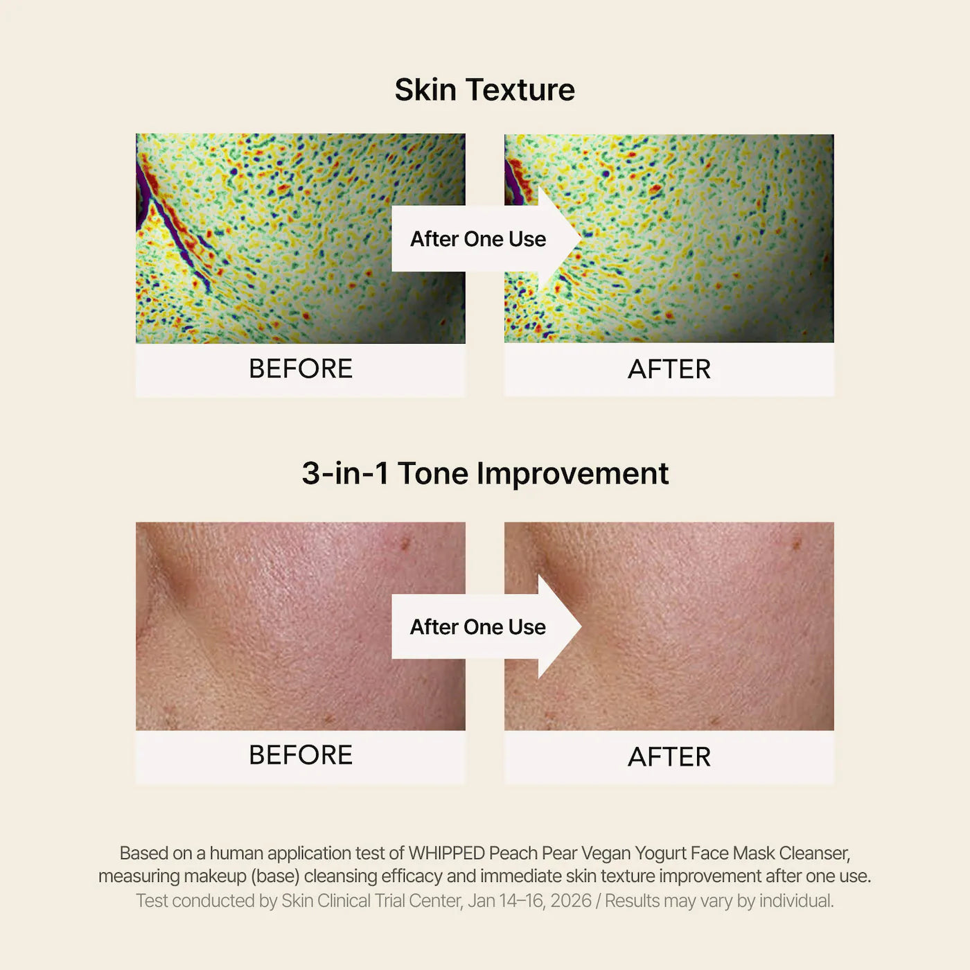 Peach Pear Yogurt Face Mask Cleanser