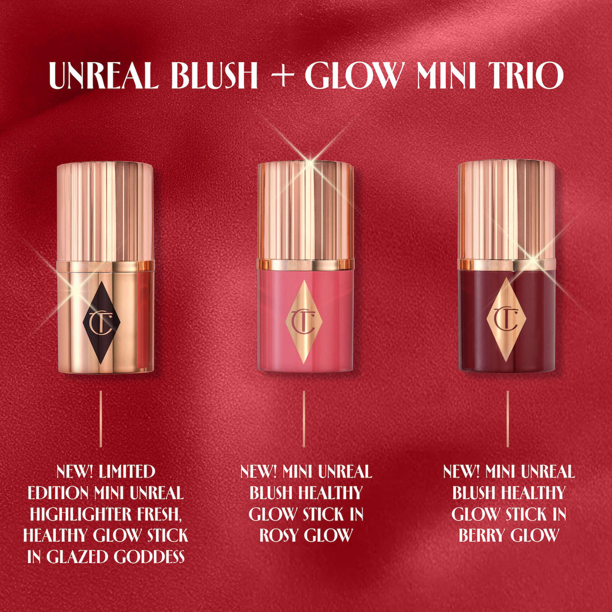 Mini Unreal Blush + Glow Trio