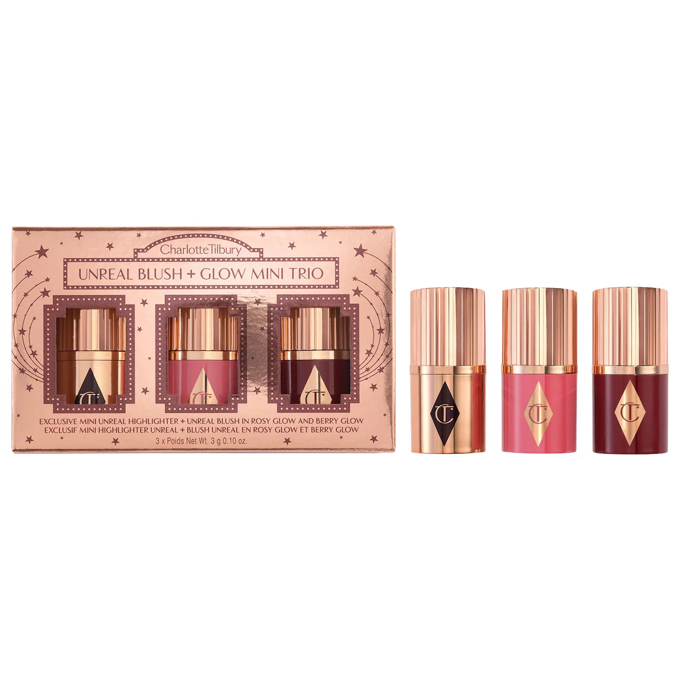 Mini Unreal Blush + Glow Trio