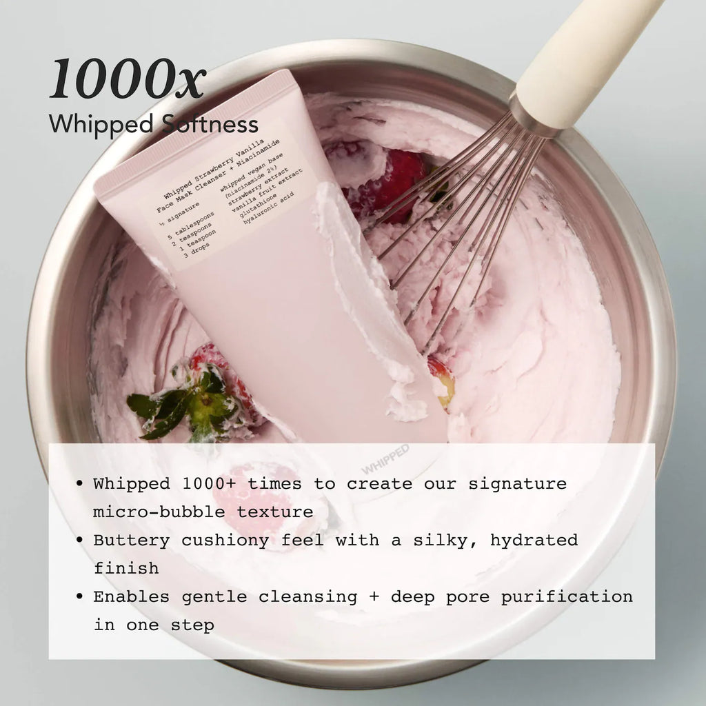 Strawberry Vanilla Face Mask Cleanser+Niacinamide