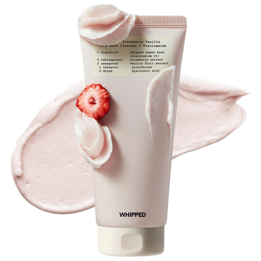 Strawberry Vanilla Face Mask Cleanser+Niacinamide