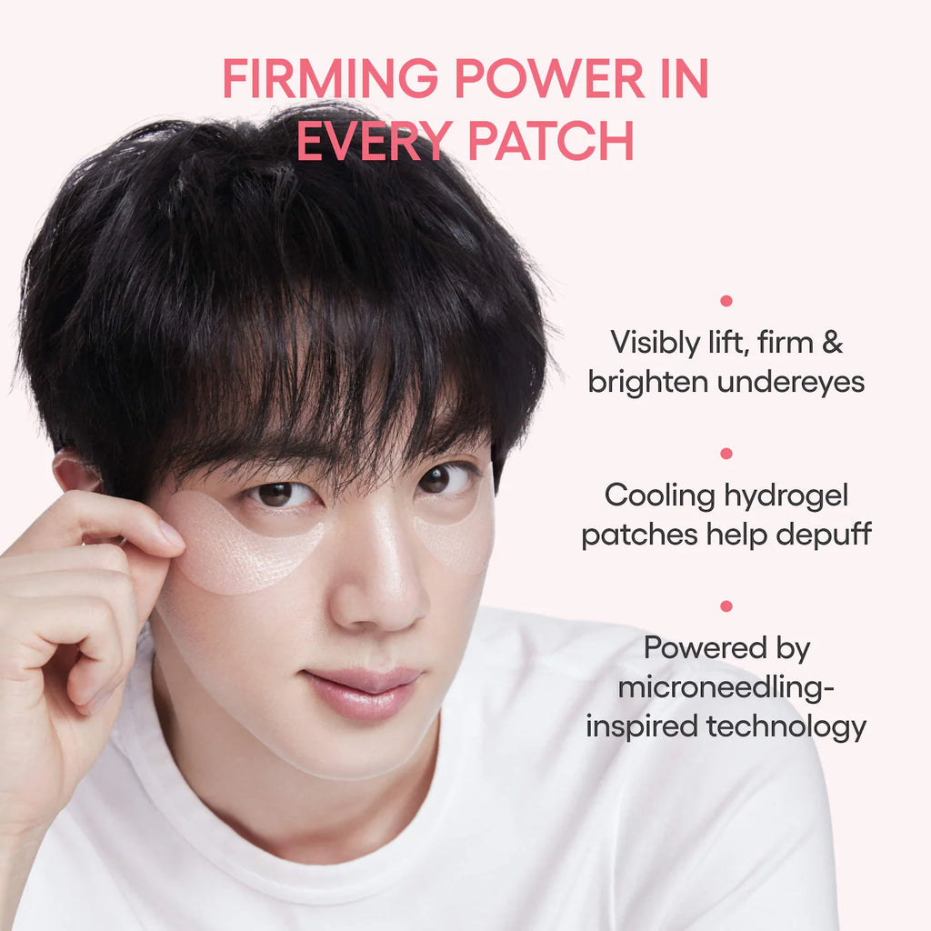 Bouncy & Firm Hydrogel Eye Patches for Dark Circles, Depuffing, & Wrinkles