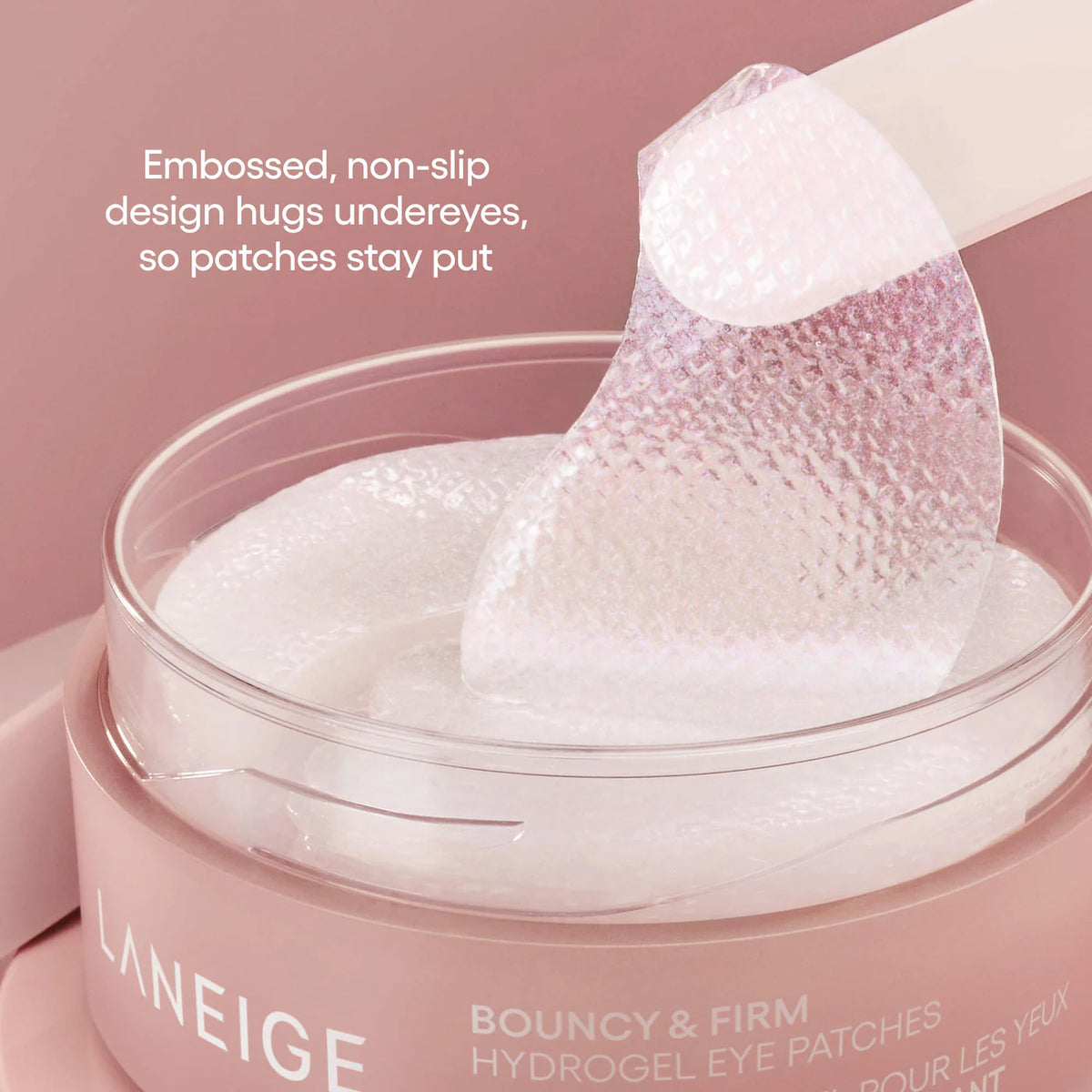 Bouncy & Firm Hydrogel Eye Patches for Dark Circles, Depuffing, & Wrinkles